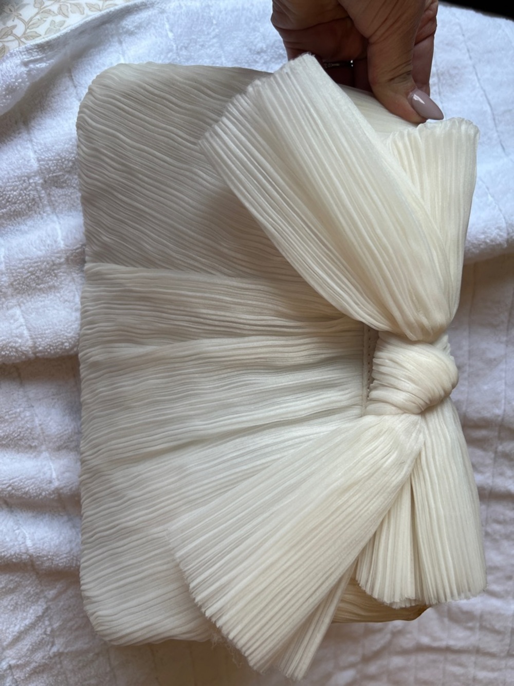 Loeffler Randall Rayne Clutch in Ivory - Picture 6 of 7